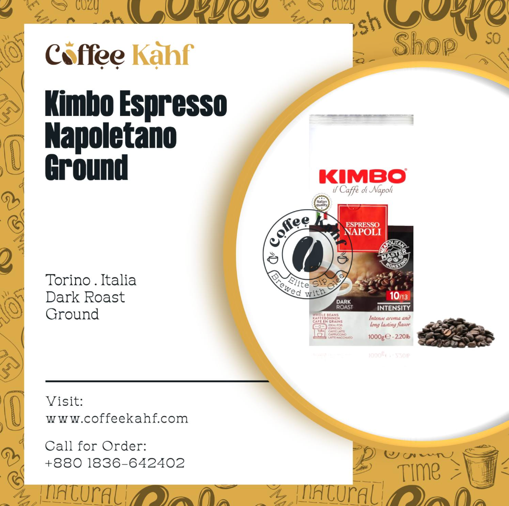 Old Facebook post of Coffee Kahf